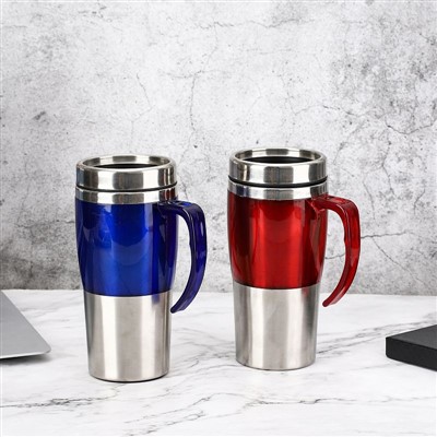 15 oz plastmasas krūze ar rokturi